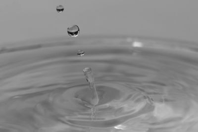 Close-up of splashing water