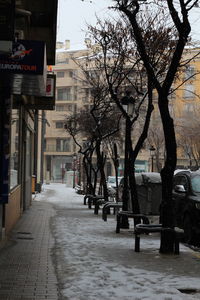 Street amidst buildings in city