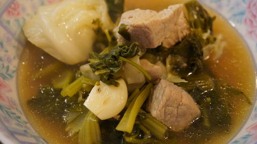 Close-up of food in bowl