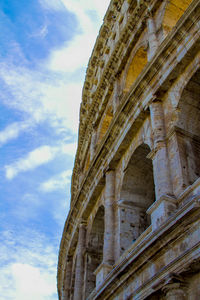 Low angle view of building against sky