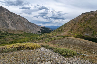 Landscape in the rocky mountains, colorado