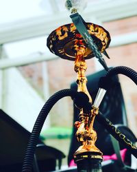 Close-up of hookah