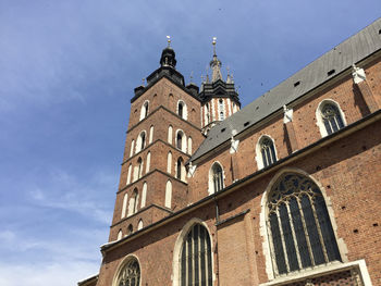 Low angle view of building against sky