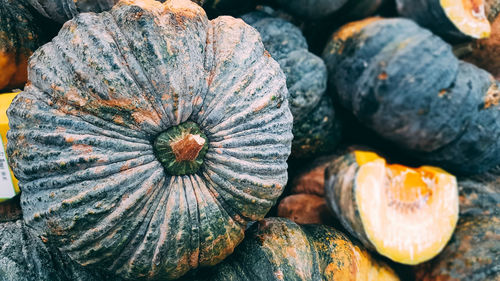 Full frame shot of pumpkins