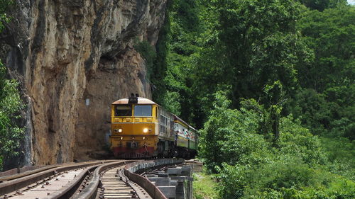 The attraction kanchanaburi, thailand, the death railway during world war ii.