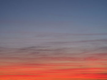 Scenic view of sky at sunset