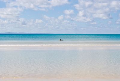 Dreamlike sunny beach in australia