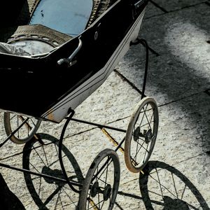 Bicycle parked in parking lot
