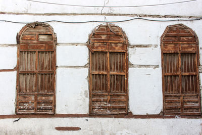 Exterior of old building