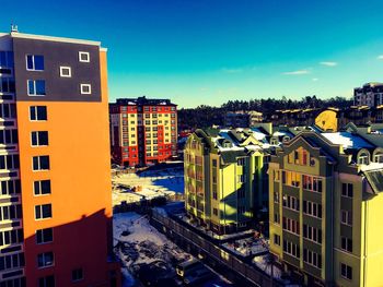 View of buildings in city