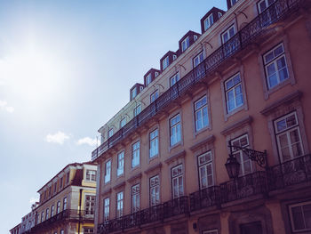 Low angle view of building against sky