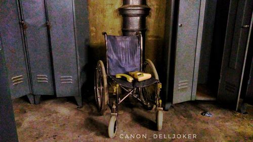 Interior of abandoned house