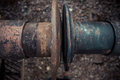 Close-up of rusty metal