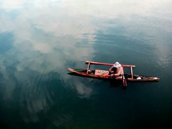 Boats in sea