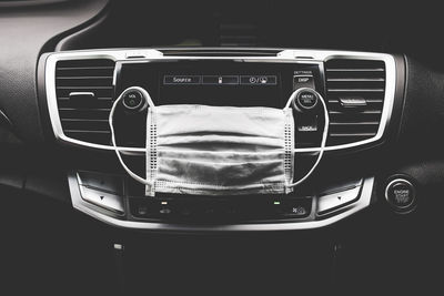 Close-up of vintage car