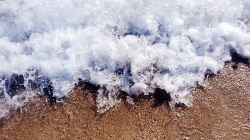 Close-up of water in winter