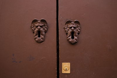 Full frame shot of closed door