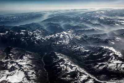 Aerial view of landscape