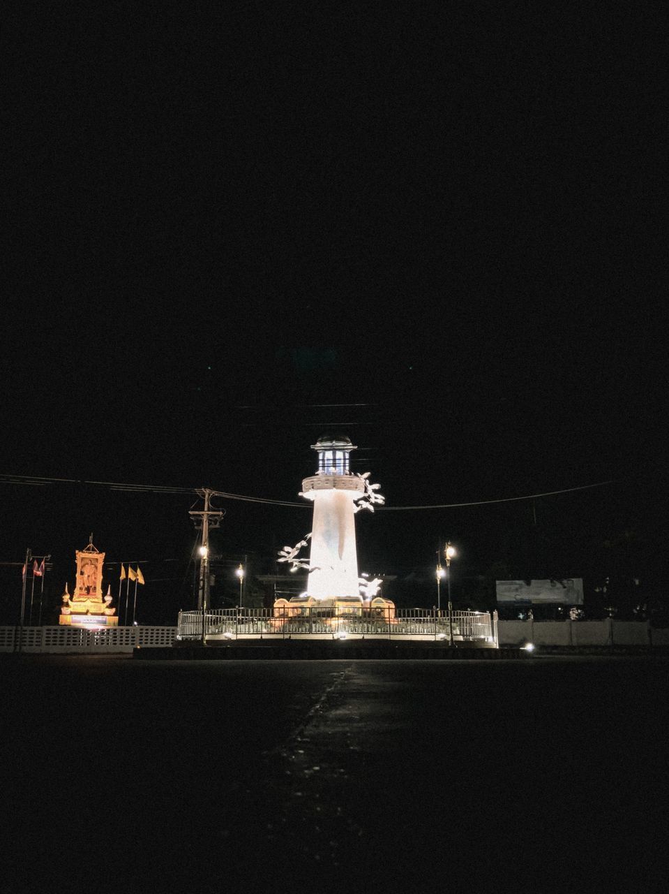 ILLUMINATED BUILDINGS AT NIGHT