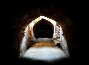 Archway in tunnel