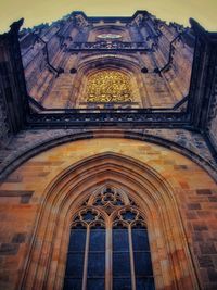 Low angle view of cathedral