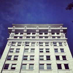 Low angle view of building against sky