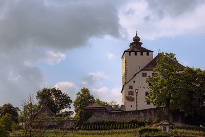 Built structures against sky