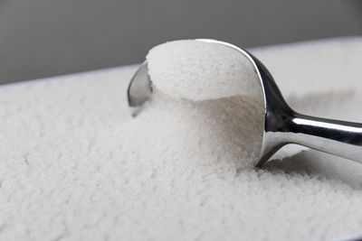 Close-up of bread on table