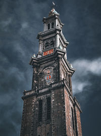 Low angle view of cathedral against cloudy sky