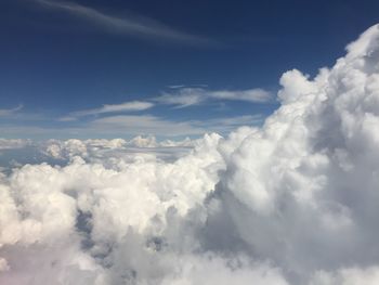 Low angle view of clouds in sky