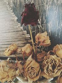 Close-up of rose bouquet