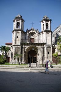 View of church against clear sky