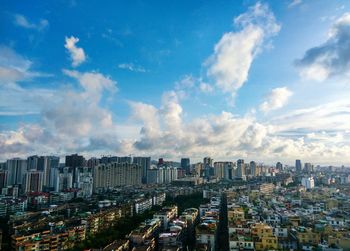 Cityscape against sky