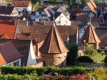 The small village of dörrenbach in the german pfalz