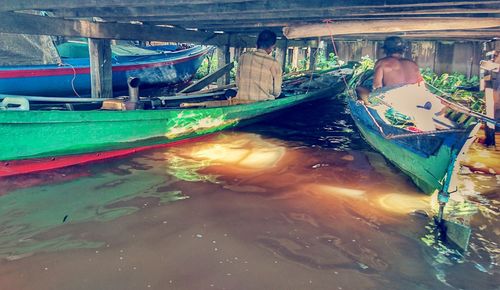 People in boat