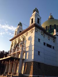 Exterior of kirche am steinhof church