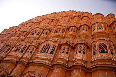 Low angle view of historical building against sky