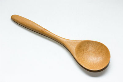 Close-up of bread against white background