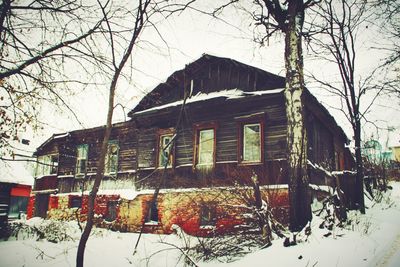 Built structure in winter