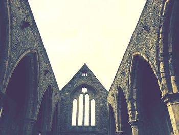 Low angle view of cathedral
