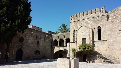 Low angle view of old building