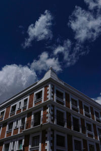 Low angle view of building against sky