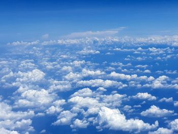 Low angle view of clouds in sky