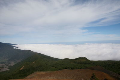 Scenic view of landscape against sky