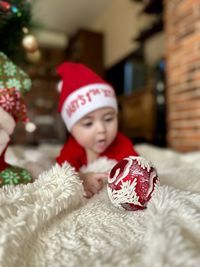 Close-up of christmas decoration