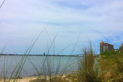 View of built structure against sky