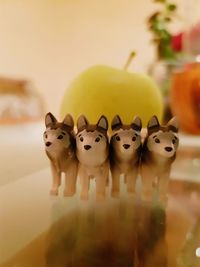 Close-up of stuffed toy on table