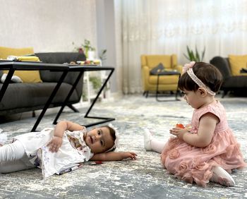 Nice babies playing 