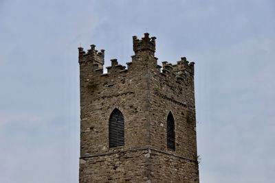 Low angle view of historic building against sky