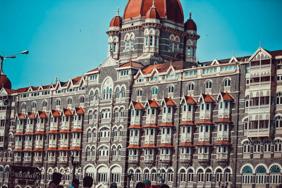 Low angle view of building against sky